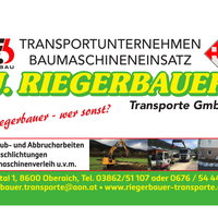 Visitenkarte der Riegerbauer Transporte GmbH